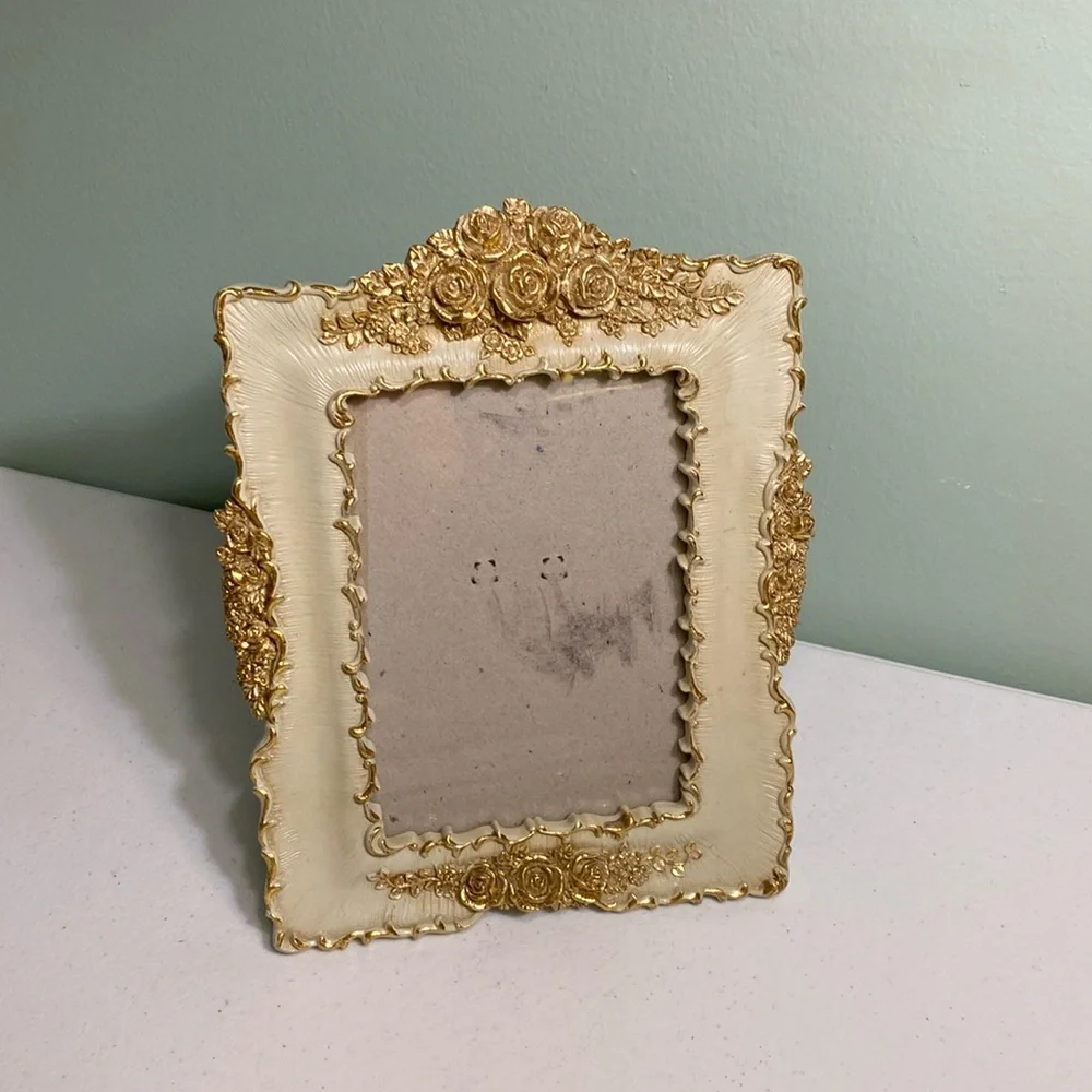 Rose Accent Picture Frame